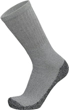 Load image into Gallery viewer, 12 Pairs of Heavy Duty Steel Toe Work Crew Cotton Socks, US Men's Shoe Size 9-12