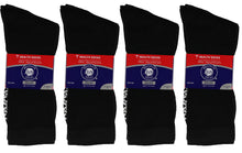 Load image into Gallery viewer, Packs Of Black Non Slip Diabetic Crew Socks With Non Skid Sole