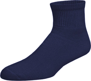 12 Pairs of Women's Diabetic Cotton Quarter Socks, Women's Shoe Size 6-10