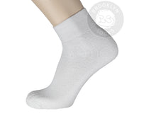 Load image into Gallery viewer, 12 Pairs of Ankle Athletic Sports Socks, White