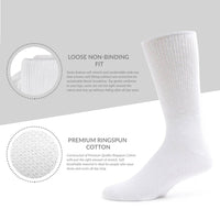Premium Cotton Loose Top Diabetic Neuropathy Socks