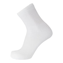 Load image into Gallery viewer, 12 Pairs of Diabetic Cotton Athletic Sport Quarter Socks (White, 13-16)-(Final sale)