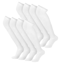 Load image into Gallery viewer, 8 Pairs of Diabetic Over the Knee Cotton Socks (Sock Size 10-13)