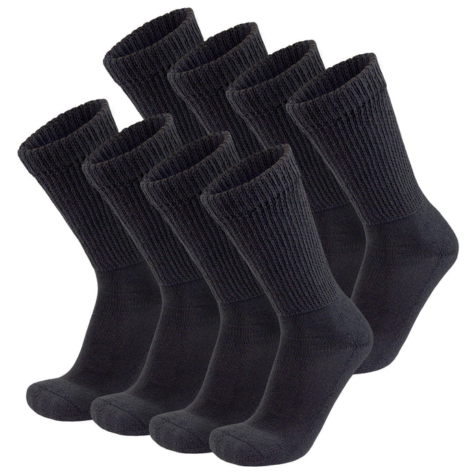 12 Pairs of Womens Non Skid/Slip Diabetic Medical Socks, Cotton