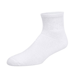 12 Pairs of Women's Diabetic Cotton Quarter Socks (Size 9-11)-(Final Sale)