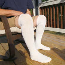 Load image into Gallery viewer, 8 Pairs of Diabetic Over the Knee Cotton Socks