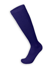 Load image into Gallery viewer, 6 Pairs of Diabetic Over the Calf - Knee High Cotton Socks (Navy)