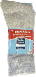 12 Pairs of Diabetic Neuropathy Cotton Crew Socks (Final Sale)
