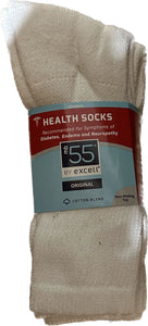 12 Pairs of Diabetic Neuropathy Cotton Crew Socks (Final Sale)