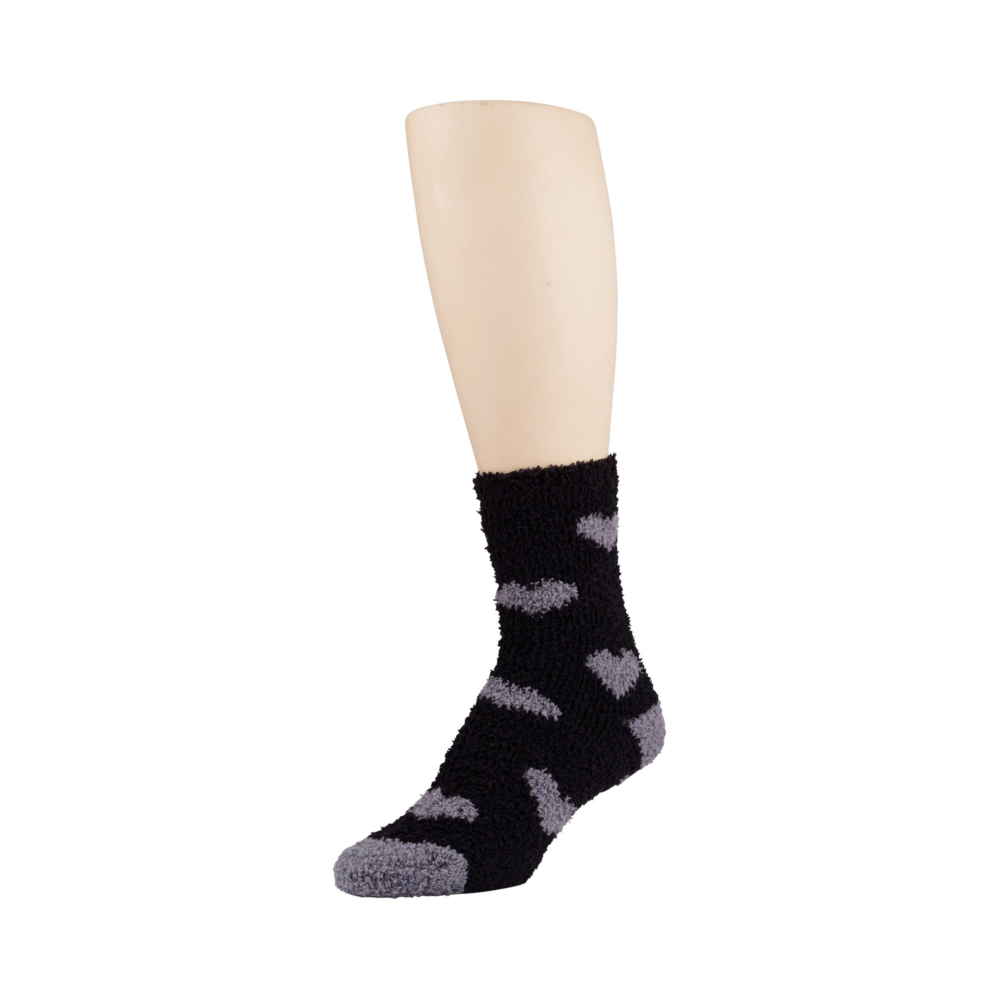 New 1 Pair Women 9-11 Plush Soft Fuzzy Knee High Socks Winter Warm Solid  Stripes