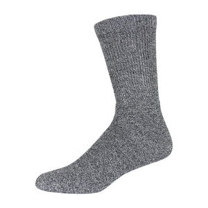 Grey Merino Wool Blend Crew Thermal Sock