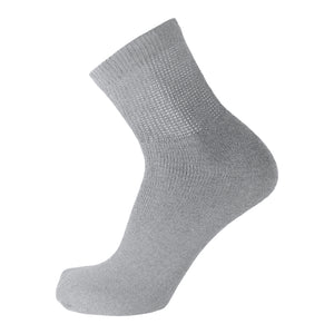 180 Pairs of Diabetic Low Cut Athletic Sport Quarter Socks (Grey)
