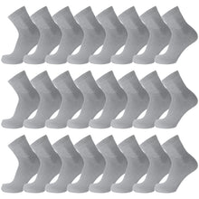 Load image into Gallery viewer, 60 Pairs of Diabetic Low Cut Athletic Sport Ankle Socks (Grey)