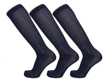 Load image into Gallery viewer, 3 Pairs of Compression Knee High Stocking 10-20 mmHg, Medical Circulation Socks for Women &amp; Men