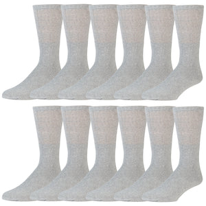 12 Pairs of Cotton Tube Athletic Sport Referee Style Socks