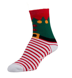 12 Pairs of Women's Christmas Non-Skid Colorful Holiday Socks (Sock Size 9-11)