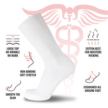 Load image into Gallery viewer, premium cotton diabetic socks benefits