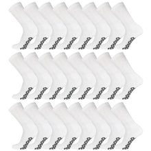 Load image into Gallery viewer, White Non-Skid Diabetic Crew Socks With Non Binding Top 60 Pairs Bulk Pack
