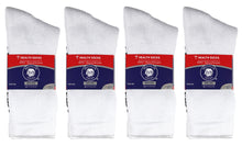 Load image into Gallery viewer, 180 Pairs of Non-Skid Diabetic Crew Socks with Non Binding Top (White)