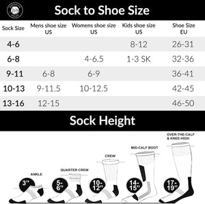 12 Pairs of Cotton Crew Athletic Sports Socks USA Flag Logo, Size 10-13